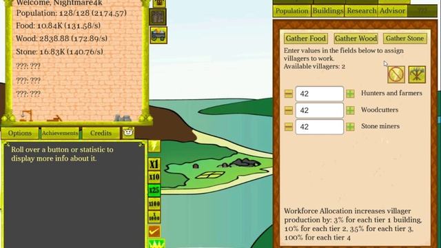 Idle Civilization version 0.9.0 Gameplay (Kongregate) part 2 смотреть онлайн