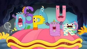 Monster Alphabets Jumping under the Sea l Bubble ABCD & phonics song l ZooZooSong for kids