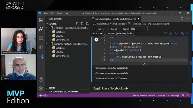 Managing SQL Server Agent jobs with Notebook Jobs in Azure Data Studio | Data Exposed: MVP Edition смотреть онлайн