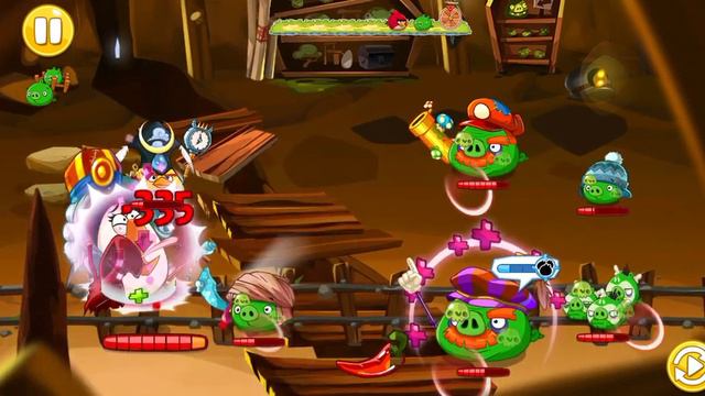 angry birds epic version 2.0 #74 walktrough cave 9 levels 8+9. смотреть онлайн