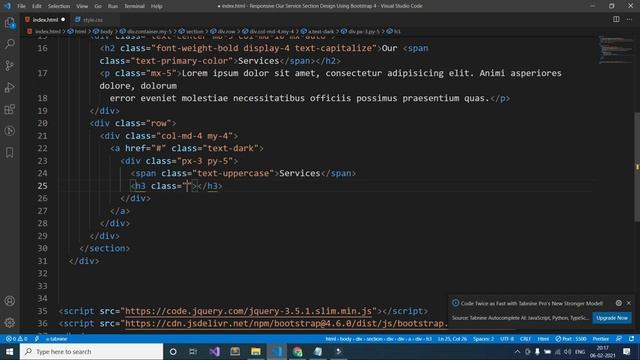 Responsive Our Service Section Design Using Bootstrap 4 | Bootstrap Service Section | Code4educatio смотреть онлайн