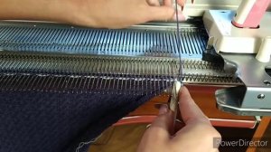 Кардиган с капюшоном на вязальной машине