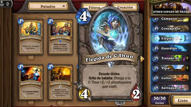 MAZO C'THUN Y HAKKAR muy efectivo!! / HEARTHSTONE смотреть онлайн