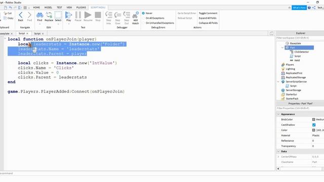 Roblox Studio Tutorial: Click for Points смотреть онлайн