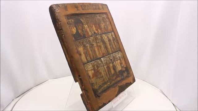 Продажа икон - старинная икона трерядница Избранные святые. OFM0011 смотреть онлайн