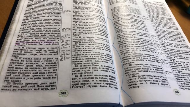 91. Чтение Библии по плану. 2 книга Царств 14-15. смотреть онлайн