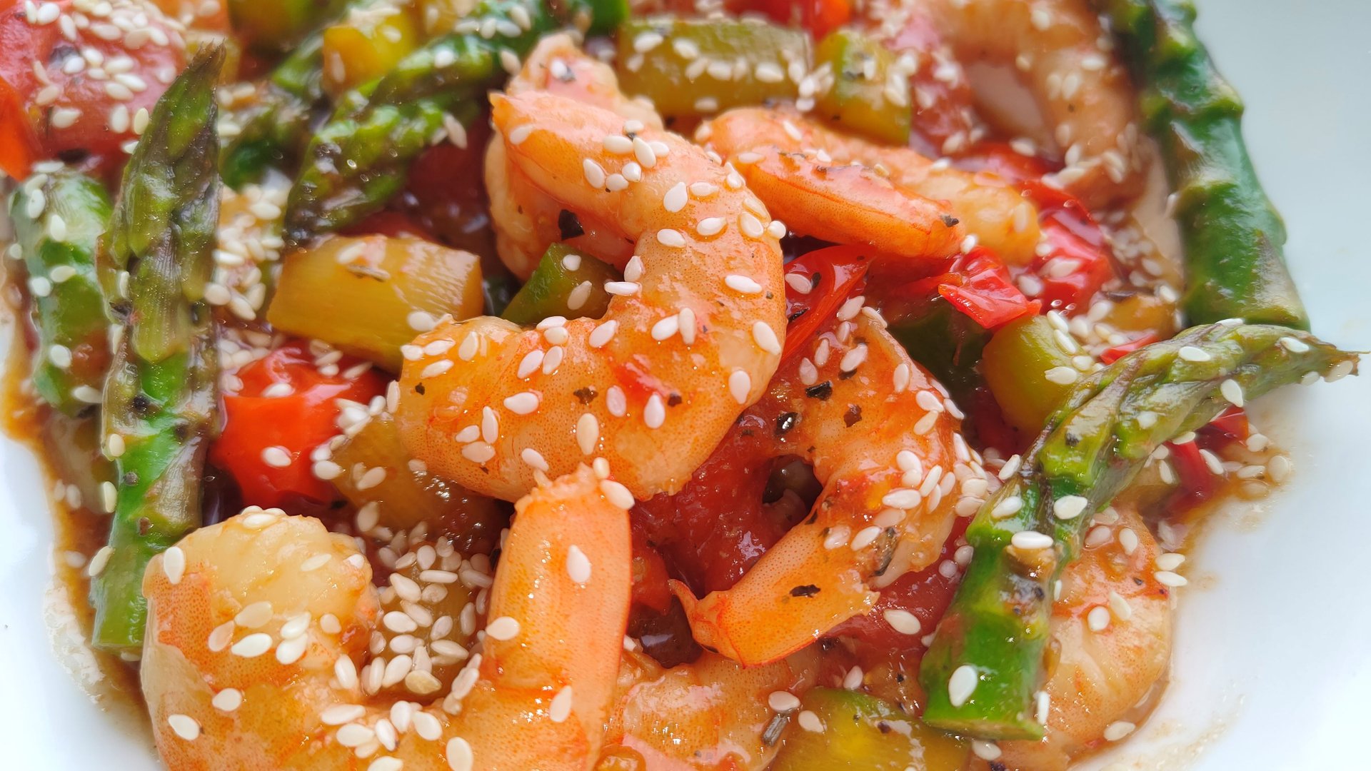 Лучший салат с креветками! Салат с креветками со спаржей. смотреть онлайн