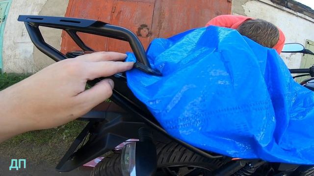 Мотобудни День#26. Устанавливаю багажник на Bajaj Pulsar 180 смотреть онлайн