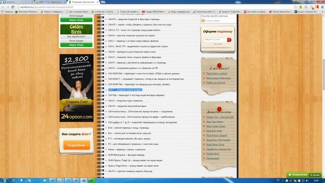 Полезные горячие клавиши в браузере смотреть онлайн