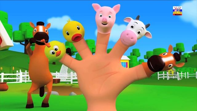 тигр палец семья | животные палец семья | песни для детей | Tiger Finger Family смотреть онлайн