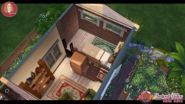 SIMS 4 BUILD COLLABS:🐺Moonwood Mill Swampy Starter Home🐺// STOP MOTION // #ShedfordHollowSave смотреть онлайн