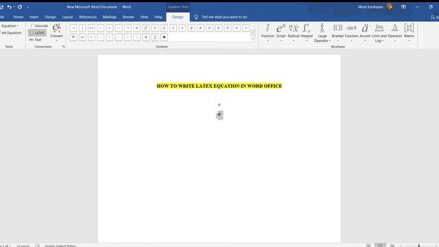How to write latex in Microsoft word office 2019 смотреть онлайн