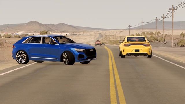 Dangerous Driving and Car Crashes #02 ? BeamNG Drive смотреть онлайн