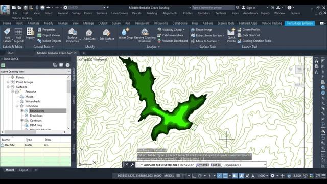 Exportar tablas de Civil 3D a Excel | Ejemplo de Aplicación en Proyecto de EMBALSE / REPRESA смотреть онлайн