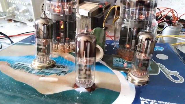 4й мой ламповый усилитель  6с33с   Макет очередного проекта.