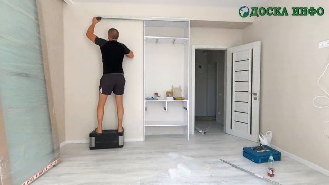 Встроенный шкаф с доводчиками смотреть онлайн