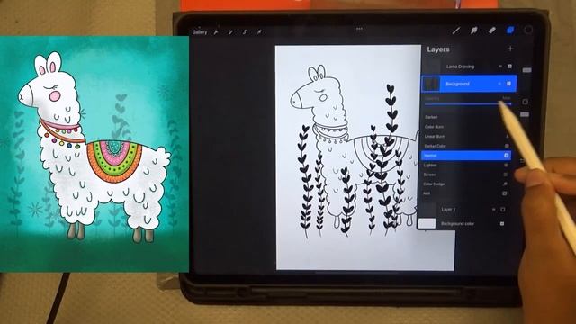 How to Draw a Lama | Digital Painting Process | Beginner Friendly | Step by Step #wcafreeworkshop смотреть онлайн