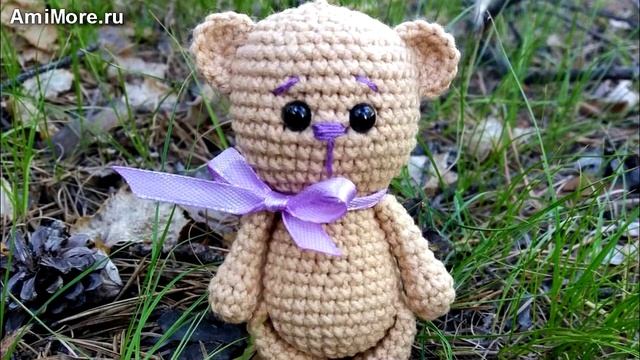 Амигуруми: схема Мишка для куклы. Игрушки вязаные крючком - Free crochet patterns. смотреть онлайн