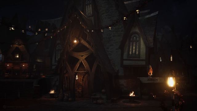 Sleeping In Hogsmeade | Harry Potter Music & Ambience