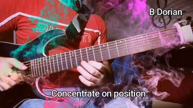 1 minute practice (B Dorian) - triads sequence over B pedal (episode 8) смотреть онлайн