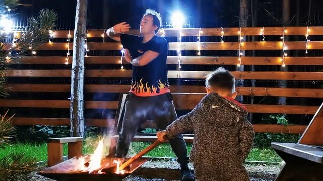 Танец у костра, как в древние времена. ? смотреть онлайн