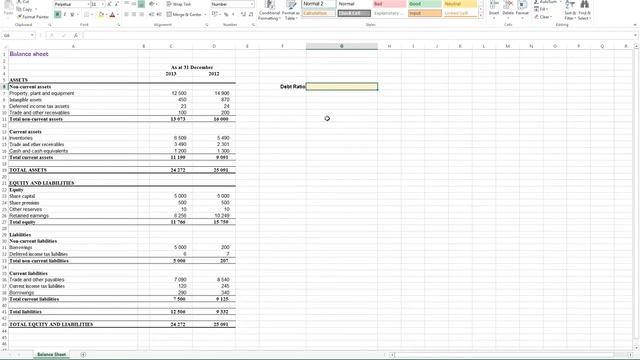 Calculating Debt Ratio in Excel смотреть онлайн