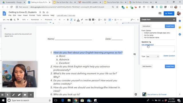 How to Convert Doc File to Google Form смотреть онлайн