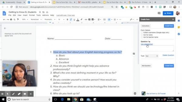 How to Convert Doc File to Google Form