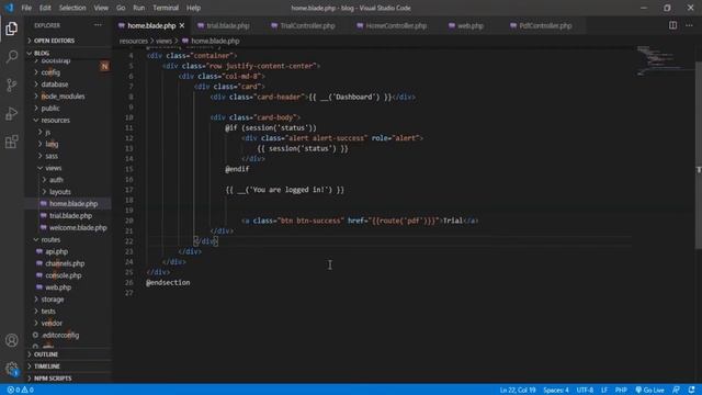 LARAVEL PDF GENERATION USING DOMPDF EXTENSION смотреть онлайн