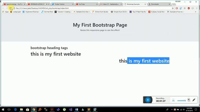 bootstrap text float смотреть онлайн
