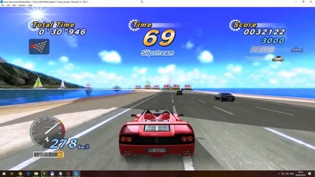 Emulating XBOX360 Games On A Windows 10 PC With Xenia (Outrun Live Arcade) смотреть онлайн