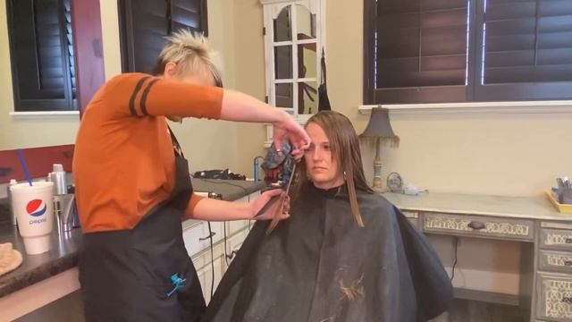 Long Hairstyles to Medium Shoulder Length Haircut Tutorial смотреть онлайн