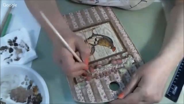 Подрисовка теней битумной патиной. Университет Декупажа. Юлия Валько смотреть онлайн