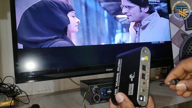 Hd audio rush 5.1 decoder unboxing in telugu || optical decoder sound testing смотреть онлайн