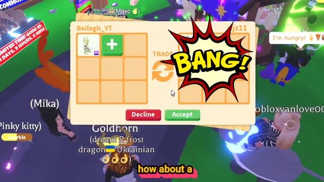 WIN/FAIR/LOSE? for Mega GoldHorn (No Potion) Adopt Me Roblox смотреть онлайн