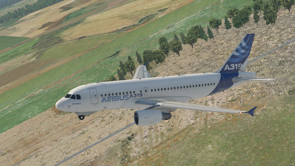 X-Plane 11.  Airbus A319.