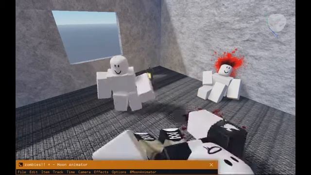 ZOMBIES ( roblox moon animation) смотреть онлайн