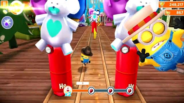Despicable Me 2 : Minion Rush Part 119 Funny Minions Rollercoaster
