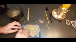 Свеча Восковая с Травами  " Мастер Класс по Изготовлению Восковой Свечи. "