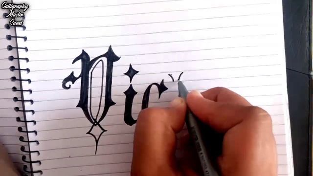 Calligraphy || Drawing Victorian Gothic Fonts | Schéin Kalligrafie смотреть онлайн