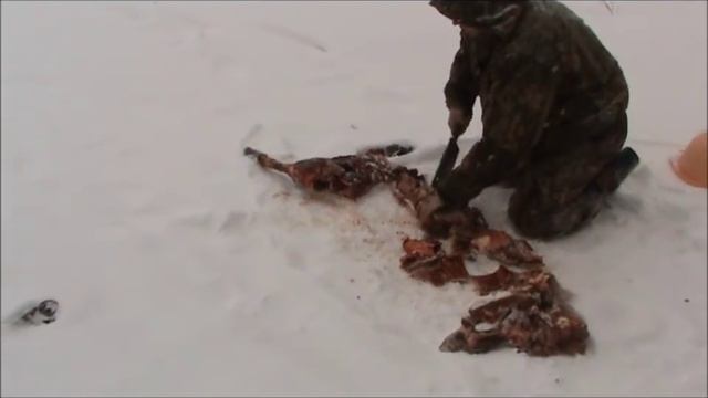 Тест мясницкой тяпки. Рубка кабана. смотреть онлайн