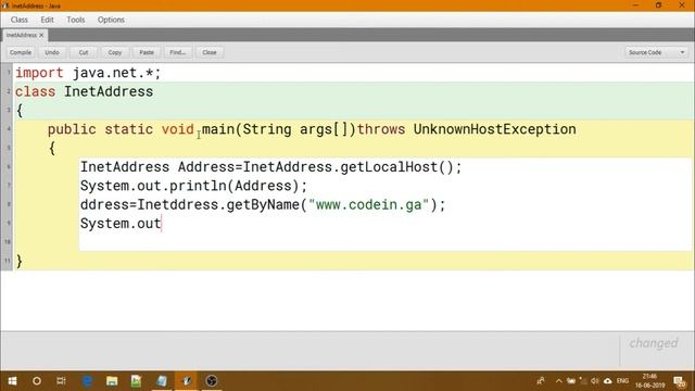 Internet Address In Java.net - Core Java || With BlueJ смотреть онлайн