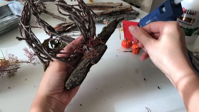Осенний декор своими руками.Лепим тыковки/ DIY pumpkins. Autumn decor. смотреть онлайн