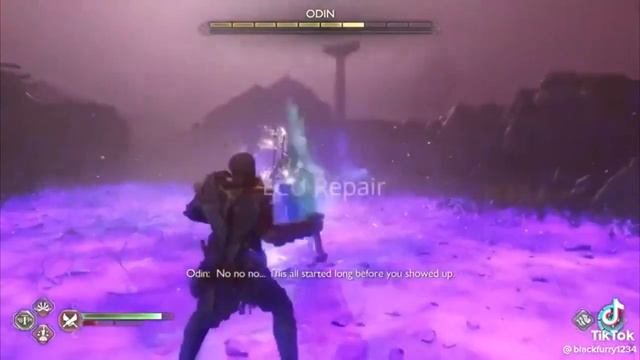 God of War Ragnarok Kratos vs Odin Full fight Leaked gameplay смотреть онлайн