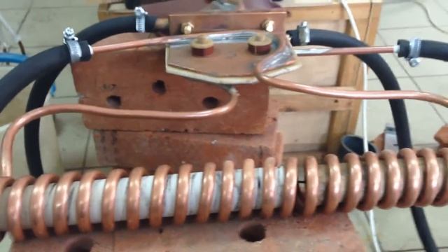 индукционный нагрев медного провода диаметром 2 мм смотреть онлайн