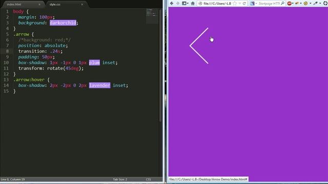 CSS Tutorial: Arrows How to (Simple Lite Easy) смотреть онлайн