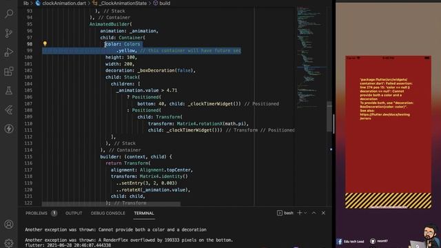 Flip Clock Animation || Flutter || Part 3 смотреть онлайн