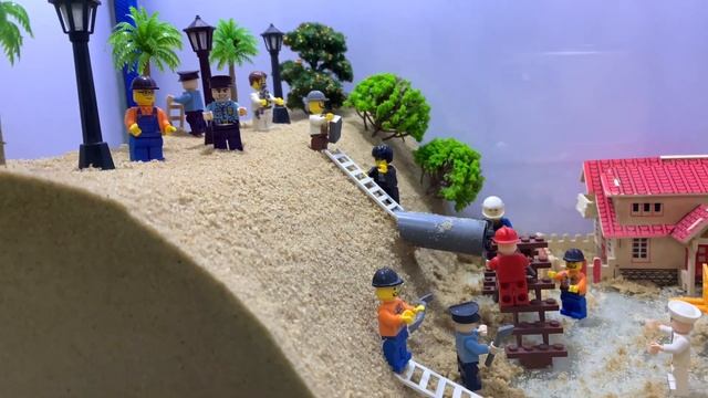 Dam Breach Experiment #9 - Water Pipeline Burst Causing Flooding