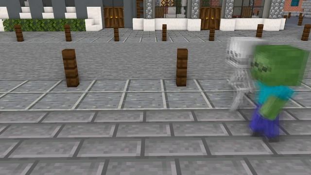 Monster School : SECRET ZOMBIE GIRL FAMILY WAR - Minecraft Animation смотреть онлайн