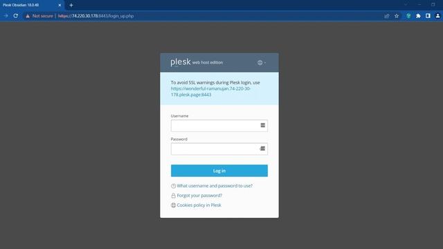 Plesk, Reset Admin Password смотреть онлайн